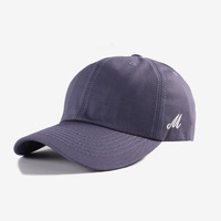 Personalizado al por mayor de algodón unisex de alta calidad bordado Logo 6 paneles papá sombrero de ala curva gorras de béisbol ajustables para los hombres