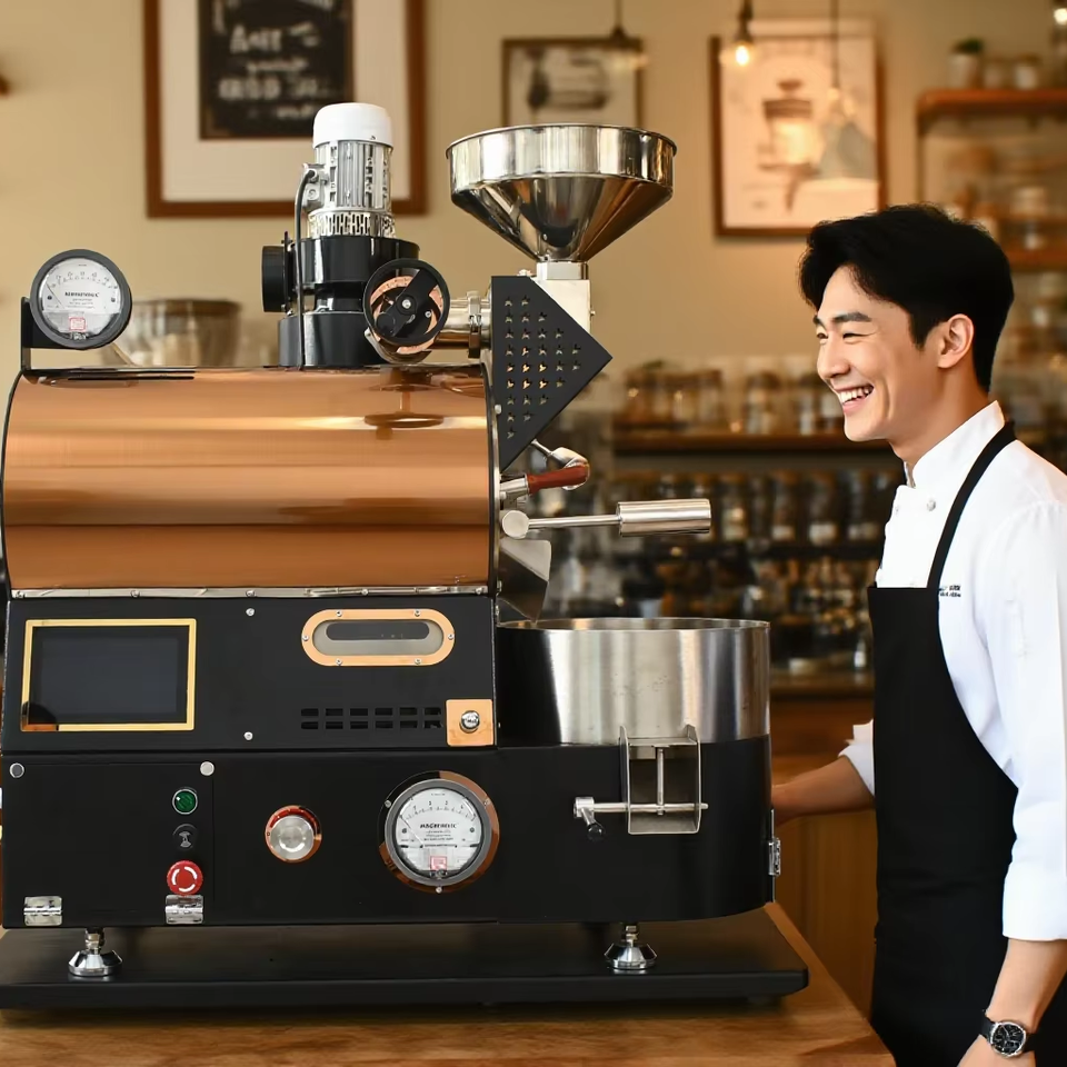 2025 Wintop Hot Selling 2kg Commercial Coffee Roaster — изображение продавца из карточки Alibaba