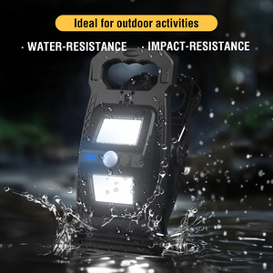 Lampe solaire murale à clipser 10W, rotative, avec détecteur de mouvement, pour extérieur, jardin, patio, charge type C - Product Image 2