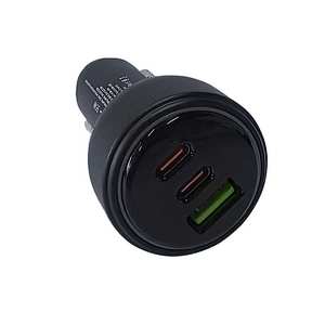 Vente en gros d'usine, chargeur de voiture en métal 100W 3 ports, chargeur USB rapide QC3.0 pour voiture - Product Image 5