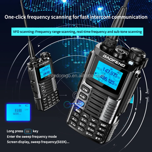 Walkie Talkie Analógico BF-K67 VHF/UHF, Comunicación Bidireccional, Radioaficionado, 5W, Alcance de 0-8km, Walkie Talkie Portátil con Carga Tipo-C - Product Image 2