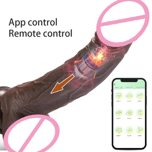 YPM Afstandsbediening Realistische Dildo Enorme Grote Penis Met Zuignap APP Besturing Seks Speelgoed voor Vrouwelijke Masturbatie - Product Image 1