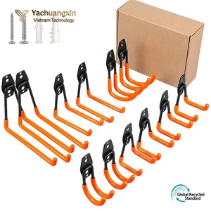 Lingtian Heavy Duty Polished Iron Utility Safety <b>Hooks</b> Heavy Industry Garage Storage Garden <b>Tool</b> Wall Mount Furniture Legs-No - Product Image 6