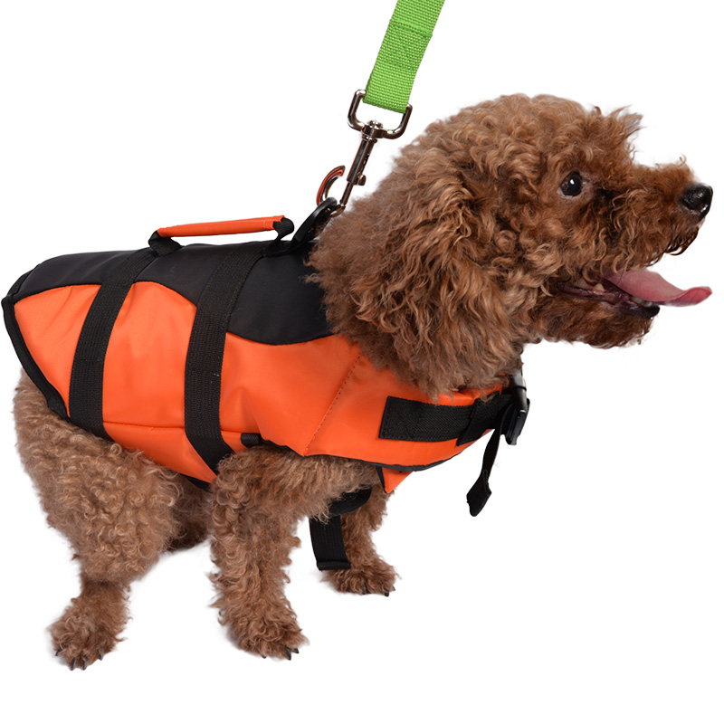 Durable Pet Life Jacket Waterproof Lightweight Adjustable Safety Dogs Swim Vest for Water Sport