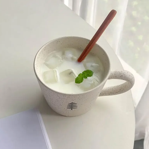 Tazas de Café de Cerámica Japonesa de Alta Calidad con Diseño de Pino, Taza Kawaii para Desayuno con Leche, Tazas de Té para Parejas como Regalo de Cumpleaños - Product Image 2