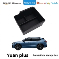 Nouvelle Boîte de Rangement pour Console Centrale 2022-2025, Plateau EV pour BYD Yuan Plus/ATTO 3, Intérieur en ABS Haute Précision