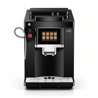 Cafetera Espresso Totalmente Automática de 220V y 1200W, Tolva para Granos de 250g, Tanque de Agua de 1.8L, Cafetera Desmontable