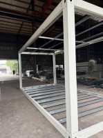 Structure de conteneur en acier galvanisé sur mesure, squelette métallique de support pour maison préfabriquée, usage résidentiel et bureautique