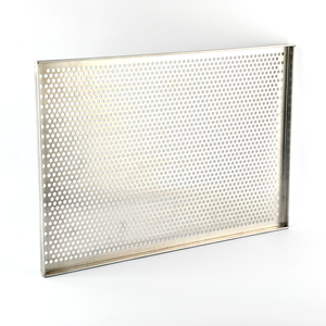 Fabrication conique sous les formes 45*65 plateaux de cuisson professionnels plateaux de cuisson perforés en métal perforé en acier inoxydable Durable - Product Image 5
