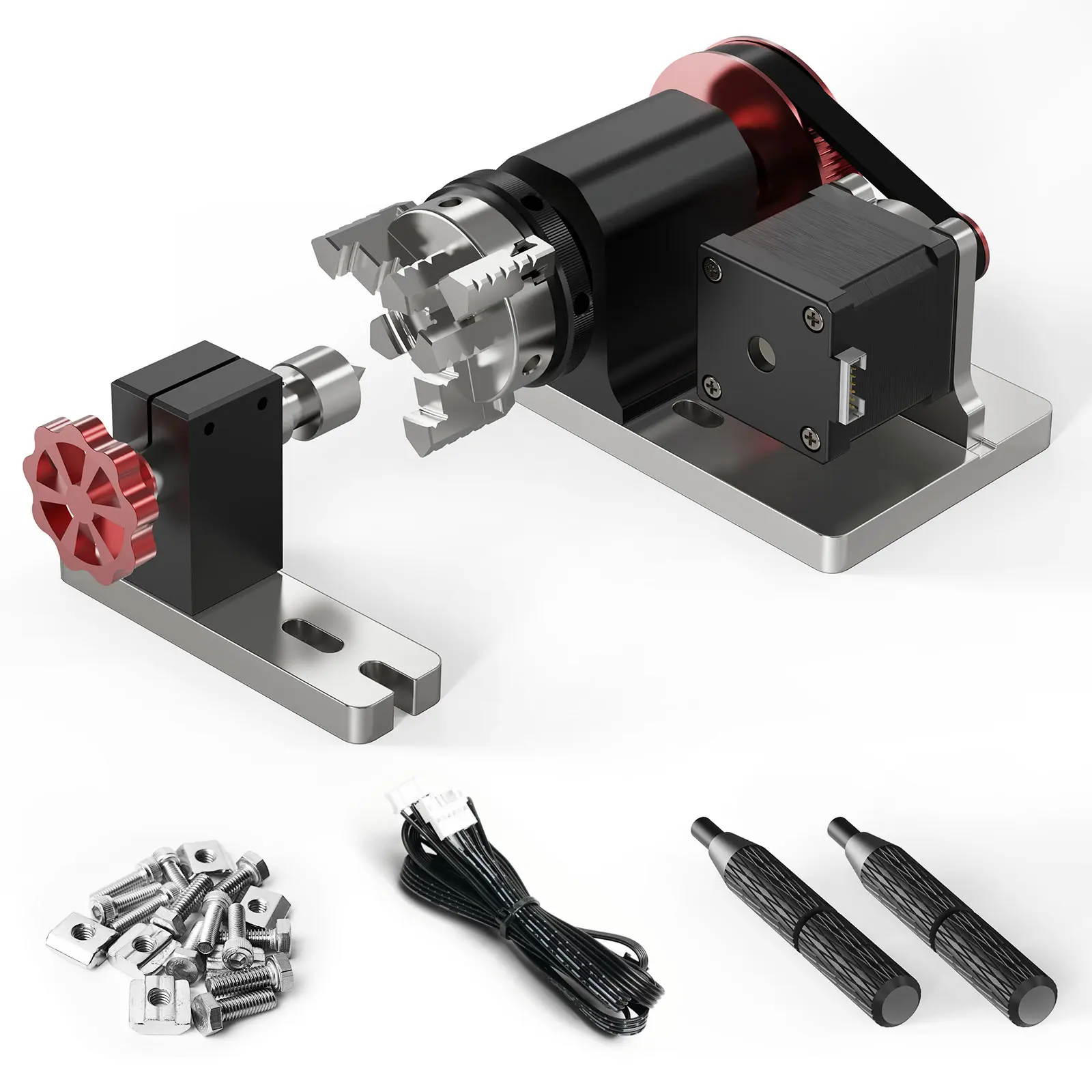 TWOTREESジョーリダクション比4:1センター高さ50mm4軸CNC450ルーター木材フライス盤用回転軸