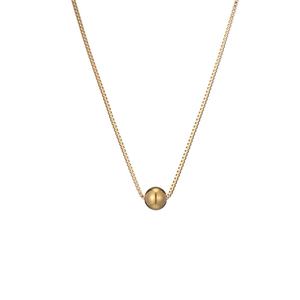 Trends 2025 Modern Unique Waterproof Anti Tarnish 316l Stainless Steel 18k <b>Real</b> Gold Orb <b>Necklace</b> for Women - Product Image 6