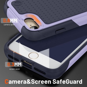 PC TPU 2 en 1 Double couche téléphone étui de protection <span class=keywords><strong>Super</strong></span> <span class=keywords><strong>Anti</strong></span> Drop pour iPhone SE 11 14 15 16 17 étui pour Motorola pour XiaoMi étui - Product Image 4