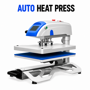 Pressa a Caldo Elettrica Automatica per Stampa a Trasferimento Termico su T-shirt 40x50 cm con Apertura a Bandiera - Product Image 1