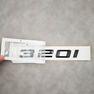 Emblema 3D ABS Cromado Negro <span class=keywords><strong>320d</strong></span> 320i 330i 330d para Maletero Trasero de Coche, Adhesivo con Número y Logotipo para <span class=keywords><strong>BMW</strong></span> E39 <span class=keywords><strong>E46</strong></span> E90 F30, <span class=keywords><strong>Accesorios</strong></span> - Product Image 5