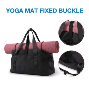 <span class=keywords><strong>Bolsa</strong></span> de Viaje Negra de Gran Capacidad, <span class=keywords><strong>Bolsa</strong></span> de Mano para Fin de Semana, Duradera, <span class=keywords><strong>Impermeable</strong></span>, Deportiva, para Gimnasio y Actividades al Aire Libre - Product Image 3