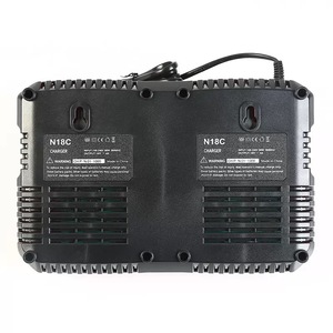 N18C Dual Port Battery Charger 100-240V for 18V Electric Tool Made in China Over-Charging Protection ABS Material - Product Image 3