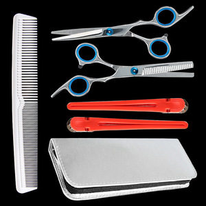 Wanmei Hair Styling <b>Tools</b> Set 6 Pieces With Comb <b>Clips</b> Scissors For Salons And Hairdressers - Product Image 3