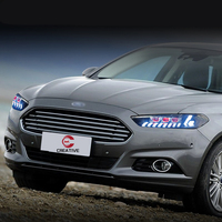 Bombilla LED para Faro Delantero de Ford Fusion, Lente de Proyector de Xenón, 2013 2014 2015 2016, Mondeo, Luz de Señalización, Faro Delantero LED DRL