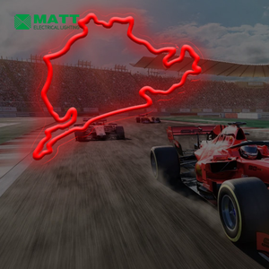 ป้ายไฟนีออนตกแต่งผนังแบบกำหนดเอง ลายรถแข่ง F1 ปรับความสว่างได้ งานแฮนด์เมด ของขวัญ งานศิลปะ สำหรับห้องนอน ห้องเล่นเกม ห้องพักผ่อนของผู้ชาย สำหรับแฟนรถแข่ง - Product Image 5