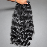 Extensions de cheveux bouclés naturels noirs 100% humains, lots de cheveux bruts bouclés birmans