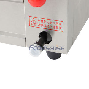 Parrilla de salamandra comercial de 2/4/6 quemadores, calefacción LPG NG, estufa de superficie de Gas Natural DE MESA DE ACERO INOXIDABLE duradera - Product Image 6