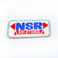 Badges brodés, logo personnalisé, patchs brodés avec dos thermocollant