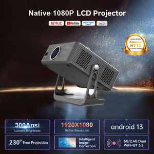 Tripsky HD 1080P Rạp Hát Tại Nhà 4K Video Proyector Thông Minh Android 13 Projecteur Xách Tay Ngoài Trời Tự Động Tập Trung <span class=keywords><strong>Mini</strong></span> Chiếu - Product Image 2