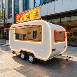 Chariot de vente mobile commercial pour aliments, camion de restauration, chariot personnalisé pour poulet frit, chariot de vente de hot-dogs - Product Image 1