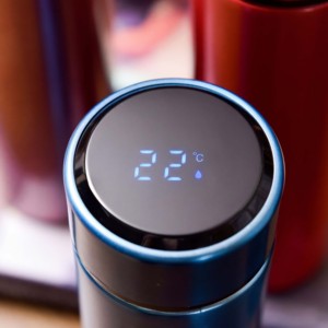 Portable <strong>Thermos</strong> <strong>Bottle</strong> Coffee Tea Smart Temperature Display Vacuum Flask Water <strong>Bottle</strong> With Filter Wedding Souvenirs Custom Cups - Product Image 2