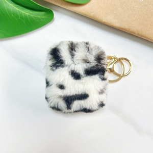 Funda de TPU y Felpa con Estampado de Leopardo para AirPods, Todos los Modelos, Funda de Felpa con Estampado de Leopardo a la Moda, Estilo Moderno - Product Image 3