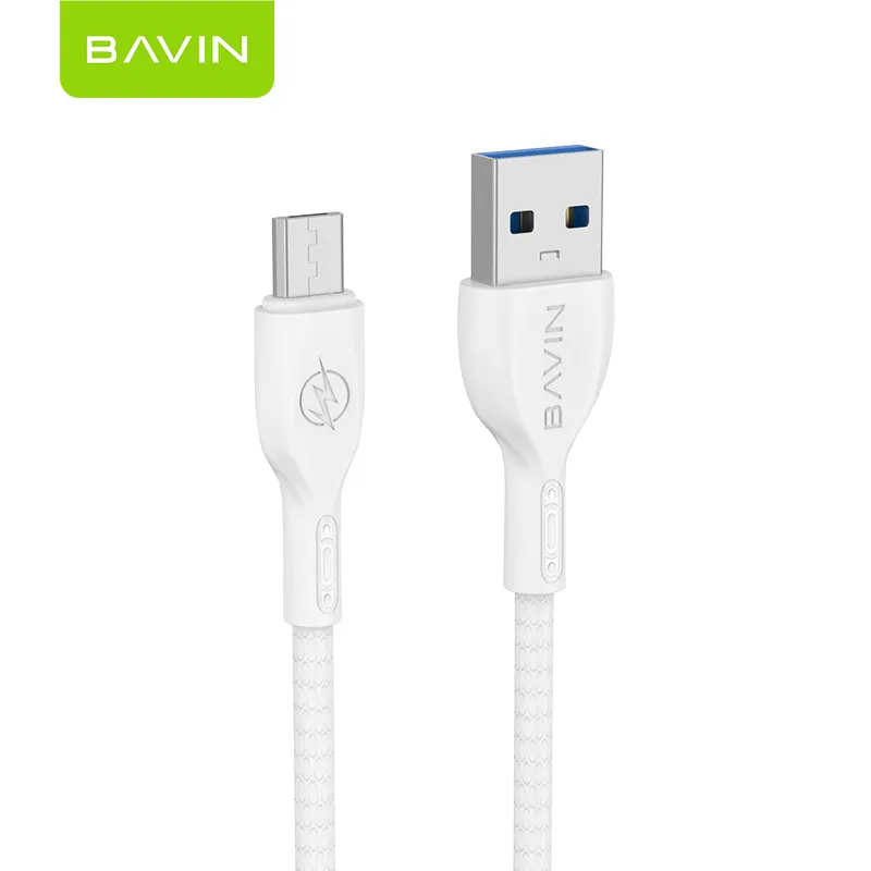 BAVIN QC3.0 Best SellersLightning Micro Type-C Usb Cell Mobile Phone Flex cables Power Data Cable CB222