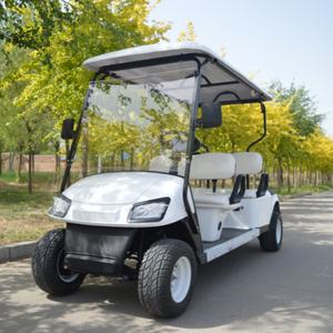 Voiture de golf électrique Holladay personnalisée 4+<span class=keywords><strong>2</strong></span> places avec batterie 60v, moteur AC 3.5KW, certifiée CE, autonomie de 90 km pour les visites en club - Product Image 2