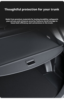 Cache-coffre rétractable pour Toyota Frontlander, panneau de séparation de coffre arrière, accessoires de décoration intérieure automobile