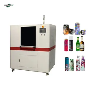 360 Degree Digital Cylindrical Printer For Ramblers Tumbler Bottles Barware Cans Uv Printer With Kcmywwv Aluminum Cans