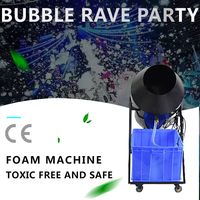 Machine à canon à mousse Igreslite 3000W avec 90 °   Tête pivotante - Lanceur de mousse professionnel pour les fêtes au bord de la piscine et les spectacles sur scène