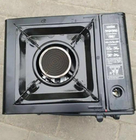 Réchaud à gaz portable en métal monobloc, 4 bouteilles de butane, camping en plein air, pêche, caravane, barbecue |   Allumage automatique de brûleur de qualité supérieure