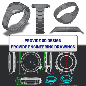 클래식 발광 시스루 무브먼트 크로노그래프 남성용 빈티지 오토매틱 손목 시계 - Product Image 5
