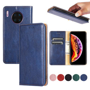 Étui de téléphone pour Huawei Nova Y61 Y90 Y70 <span class=keywords><strong>9</strong></span> SE 4G <span class=keywords><strong>portefeuille</strong></span> etui de livre pour Huawei Mate 50 40 Pro Plus étui de protection en cuir magnétique - Product Image 1