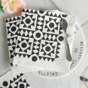 Thương Mại Tùy Chỉnh 2-Ply Trinh Gỗ Bột Giấy Mô Khăn Ăn 33x33cm Gấp Phong Cách Dùng Một Lần Kỹ Thuật Số In Túi Giấy Nhà Hàng - Product Image 5