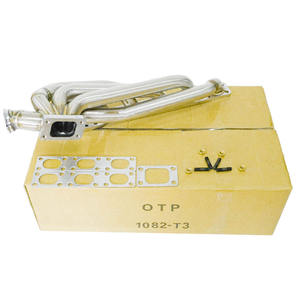 Tubo de escape OTP para coche, Colector de brida de 3mm de espesor, para B E36 <span class=keywords><strong>320i</strong></span> 323i 325i M3 <span class=keywords><strong>M50</strong></span> M52 S50 92-98 - Product Image 1