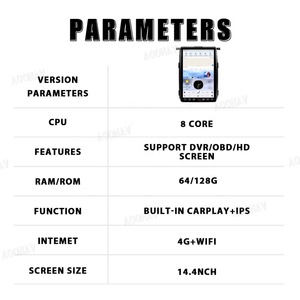 14.4 Inch Android 13 <b>Car</b> Radio <b>for</b> Ford F150 2013-2014 GPS Navigation Multimedia Video Player Unit Wireless Carplay Qualcomm - Product Image 6