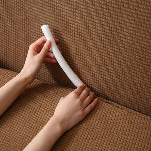 Housse de protection de canapé élastique, causeuse en Spandex, souple et ajustable, protection de meubles lavables avec bande élastique - Product Image 4