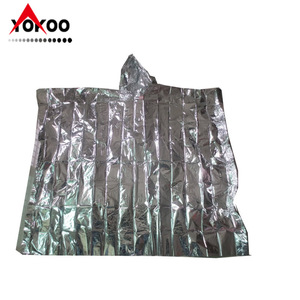 Poncho de Emergencia 50x80 Pulgadas, Impermeable, Equipo de Supervivencia para Exteriores, para la Prevención de la Hipotermia - Product Image 3