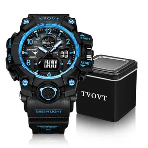 Hot Sale Digital Sports Waterproof Watch Wholesale 5ATM Water Resistant Wrist Watches for Men 8803