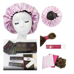 Boîte d'emballage promotionnelle de luxe en carton pour perruques et extensions capillaires, personnalisable avec logo et impression couleur, pour marque privée - Product Image 1