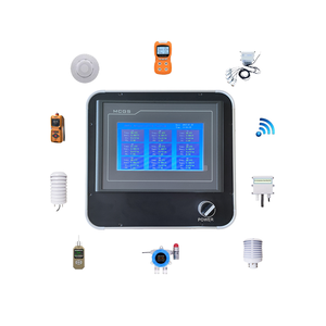 Kỹ thuật số RS485 Đầu ra nhiệt độ không khí độ ẩm cảm biến với năng lượng mặt trời bức xạ lá chắn đồng hồ đo khí cảm biến với màn hình cảm ứng datalogger - Product Image 1