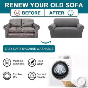 YY Modern Living Room Ready Made Spandex Universal 2 3 4 Seats Stretch <strong>Sofa</strong> <strong>Cover</strong> Elastic 3 Pieces Set <strong>Sofa</strong> <strong>Cover</strong> <strong>Sofa</strong> <strong>Cover</strong> - Product Image 5