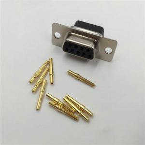 ขั้วต่อ D-SUB ตัวผู้ คุณภาพสูง ทำจากทองเหลือง 9 พิน 15 พิน 25 พิน 37 พิน แบบเชื่อมต่อด้วยการบัดกรี มาตรฐาน IP68 ได้รับการรับรอง RoHS สำหรับการประกอบสายเคเบิล - Product Image 3