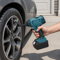 Gonfleur de pneus d'urgence portable |   Pompe à air sans fil pour voiture, SUV, camion |   Kit Essentiel Numérique 370PSI pour Dépannage Routier avec Arrêt Automatique