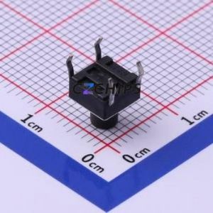 UK-B0202-G7-160 Tactile Switch Through hole-4P,6x6mm Switch Single Pole Single Throw Round Button 1.6N Through Hole - Product Image 2